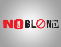 Logo NO BLOND - www.peknelogo.sk