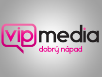 Logo VIPMEDIA - DOBRÝ NÁPAD! - www.peknelogo.sk