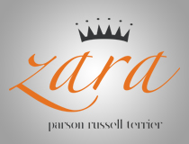 Logo PES ZARA - PARSON RUSSELL TERRIER - www.peknelogo.sk